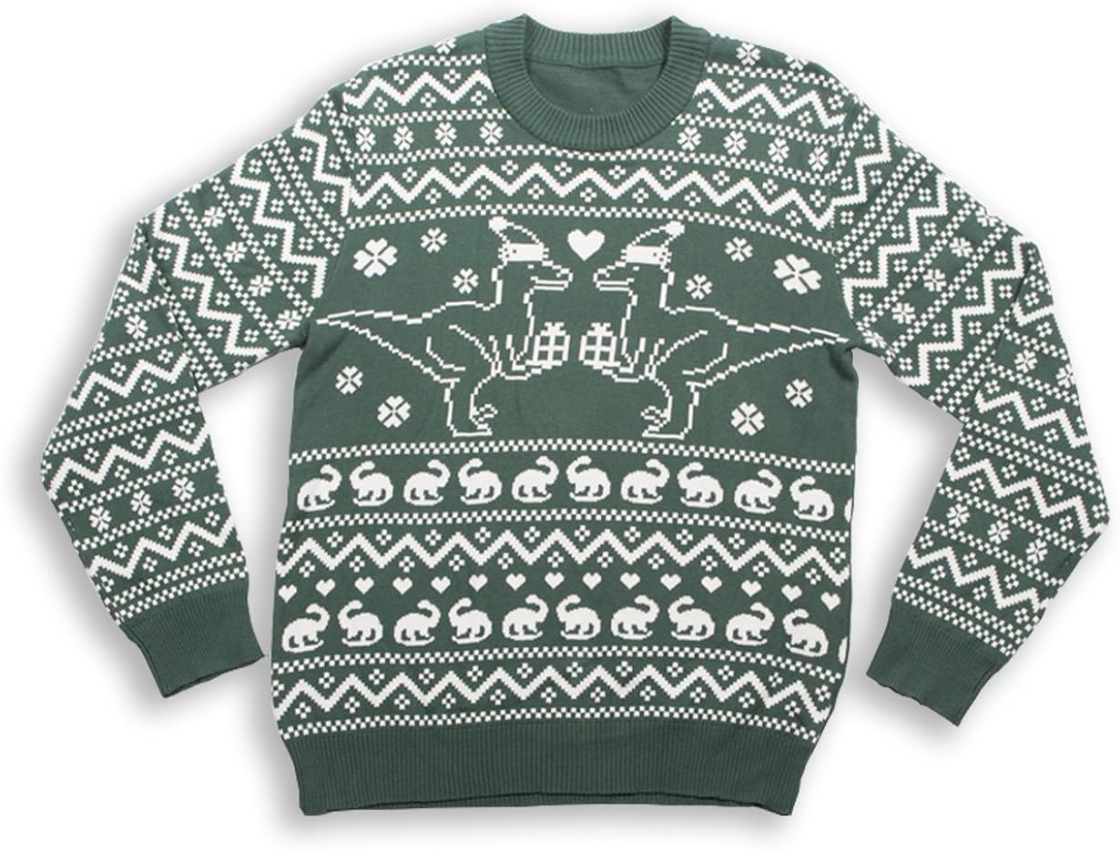krampus knit ugly christmas sweater