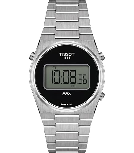 Amazon.com: Tissot PRX Digital, Swiss Quartz, 40mm, Yellow Gold