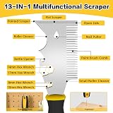 DEKEones 13-in-1 Paint Brush Comb Stainless Steel Wallpaper Scraper Tool view 4