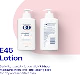 E45 Moisturising Lotion 500ml Skin Care Pump Bottle Hydrating Dry Skin Relief view 2
