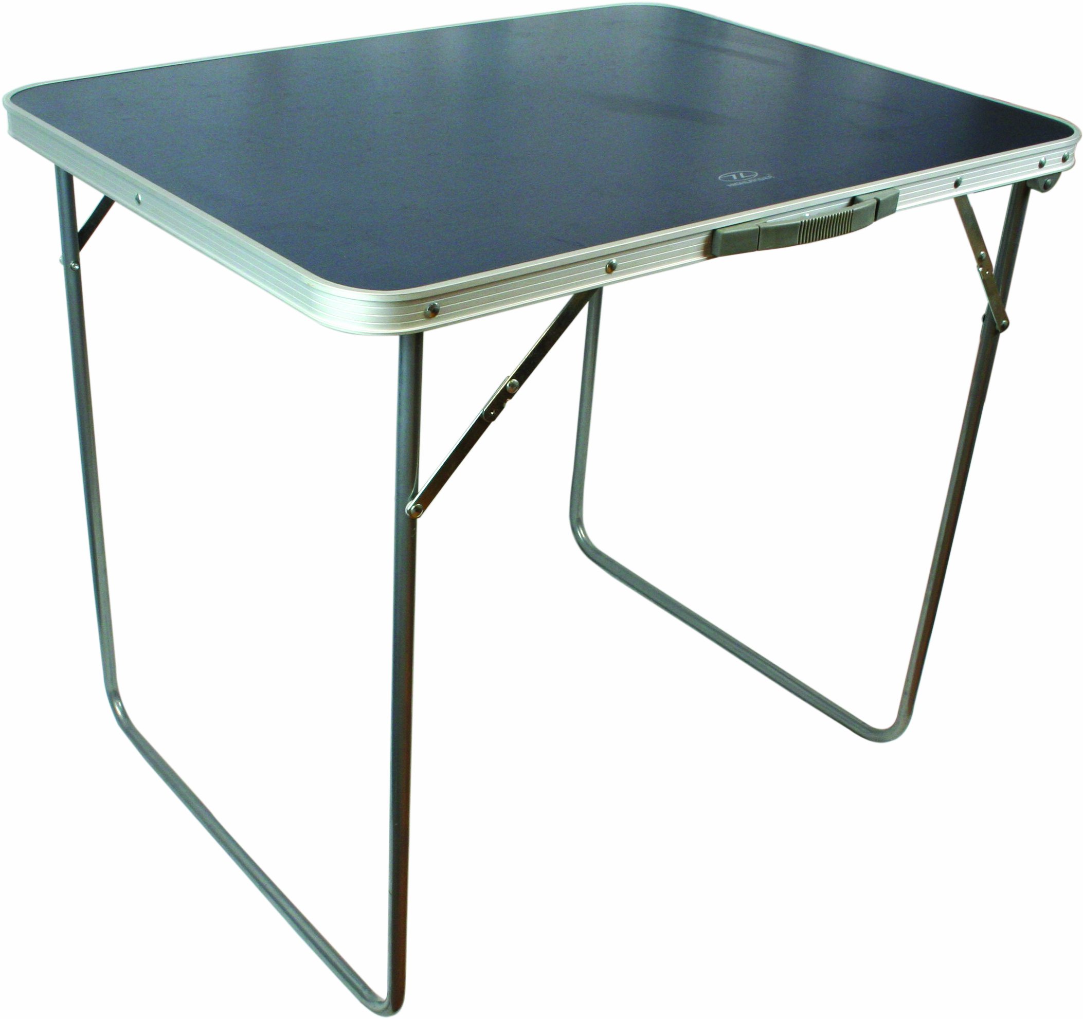 Highlander Compact Single Folding Table - Silver