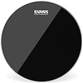 Evans Drum Heads - Hydraulic Black Tom Drumhead, 14 Inch