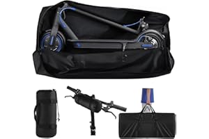 CONFUTURY Electric Scooter Bag Storage,Heavy Duty 840D Electric Scooter Carrying Bag with Padded Carry Strap and Double Open Waterproof Zipper，Universal Scooter Accessories for Mijia M365 M365 Pro Xiaomi Segway