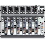 Behringer Xenyx 1002B Premium 10-Input 2-Bus Mixer with XENYX Preamps, British EQs and Optional Battery Operation