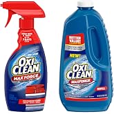 OxiClean Max Force Laundry Stain Remover Spray, 12 fl oz + 48 Fl Oz Refill Bottle Kit 60 Fl Oz Total