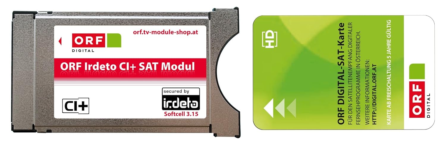 ORF Irdeto CI  Modul inklusive ORF ICE Karte für: Amazon.de: Elektronik