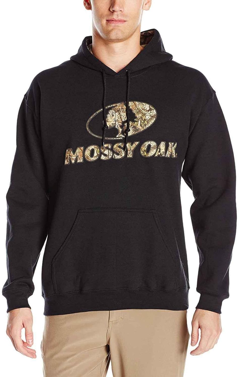 Mossy Oak Men's Camo-Lined Hoodie: Clothing