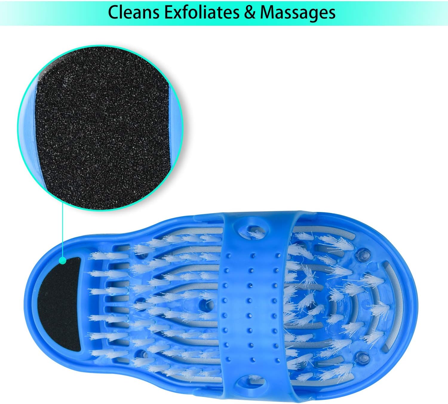 Simple Feet Cleaner, Feet Cleaning Brush, Foot Scrubber for Washer Shower Spa Massager Slippers: Health & Personal Care