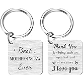 SOUSYOKYO Mothers in Law Keychain Gifts from Daughter - Best Mother-in-law Birthday Wedding Day Present