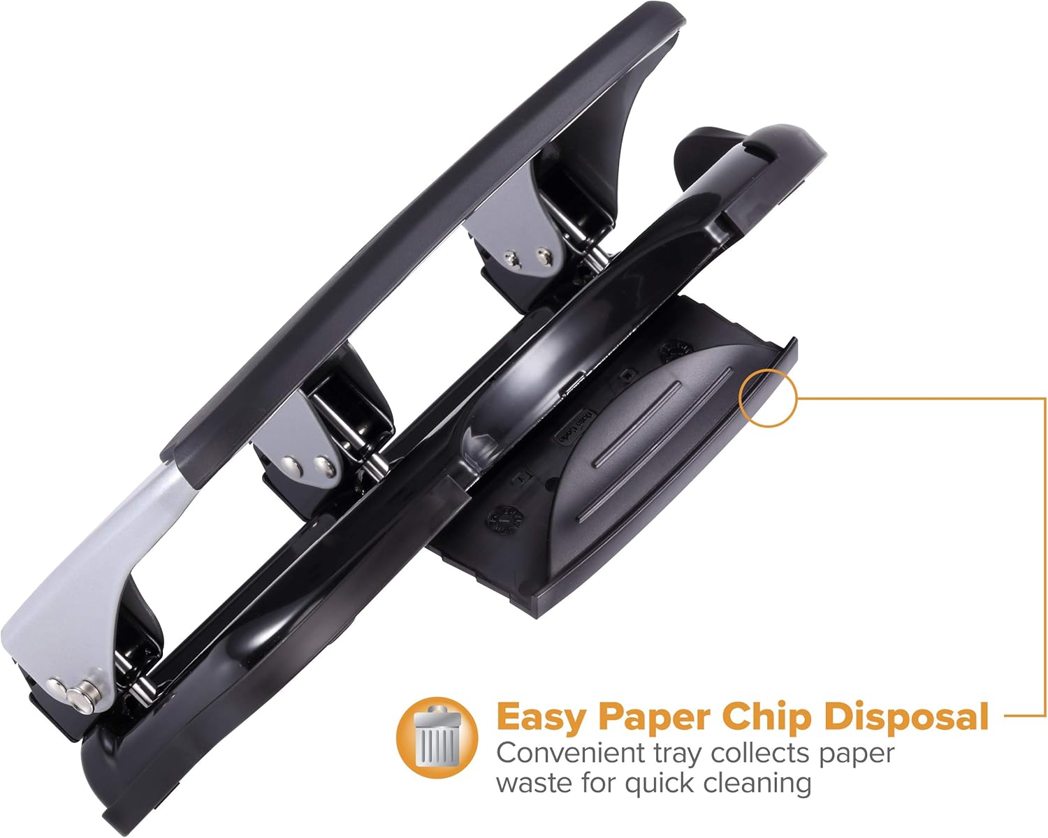 Bostitch EZ Squeeze 40 Sheet 3-Hole Punch (HP40): Office Products