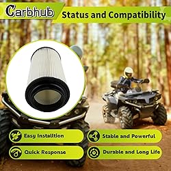 Carbhub 7080595 Air filter for Polaris Sportsman