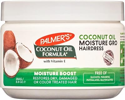 Palmer's Coconut Oil Formula Moisture Gro Hairdress 8.8 oz Dry Damaged Hair