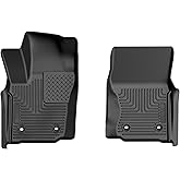 Husky Liners X-act Contour Floor Mats | Fits 2024-2026 Toyota Tacoma, Double & Access CAB ONLY w/Auto Trans | Front Row, 2-pc Black - 54581
