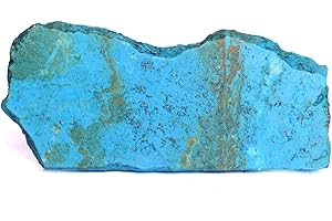 REAL-GEMS 930.50 Cts Natural Arizona Blue Turquoise Crystals and Healing Stones for Jewelry Making Supplies