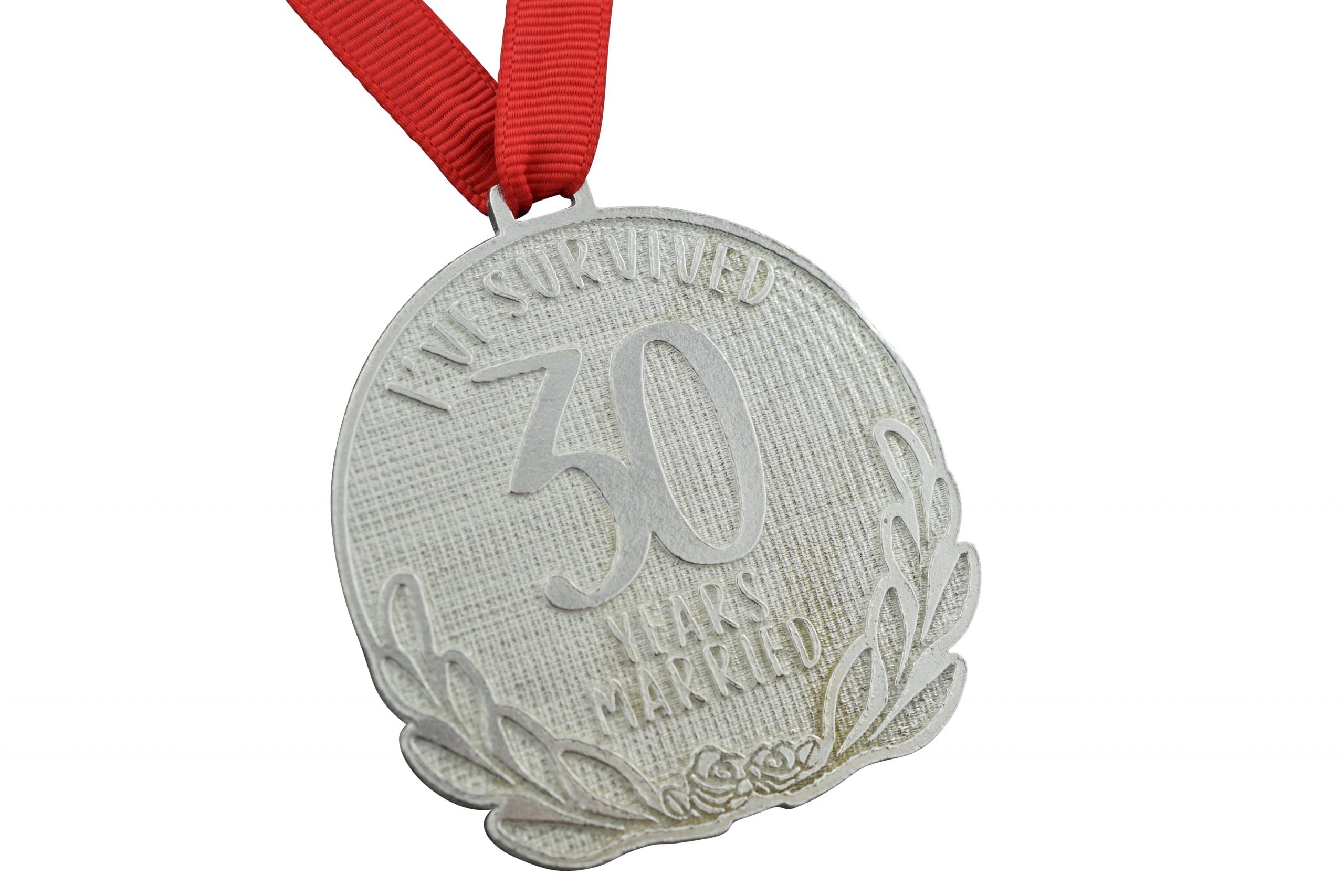 Pirantin 30th Anniversary Medal – I’ve Survived 30 Year Married Medal