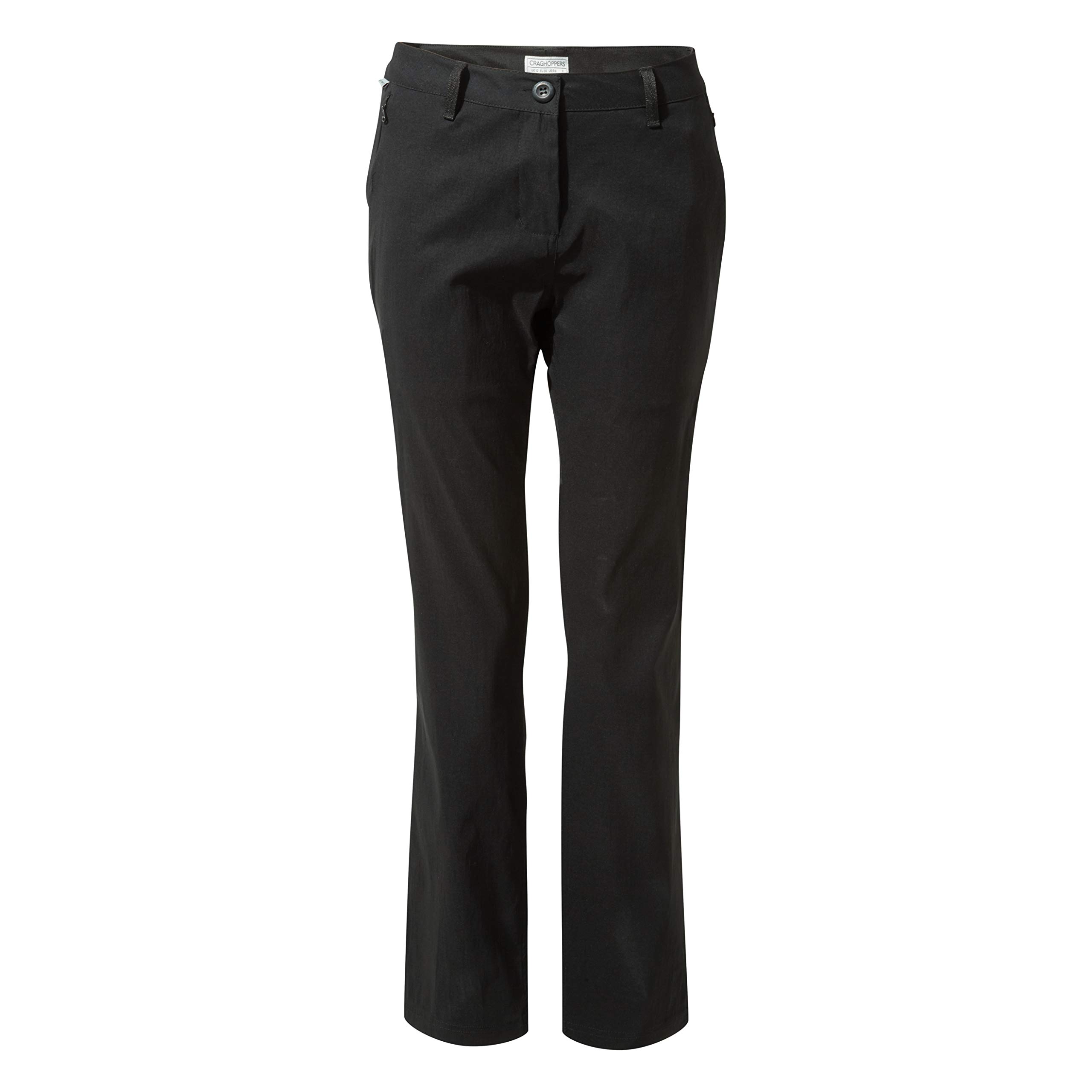 Craghoppers PRO Stretch Regular Leg Womens Trousers - Black - 16 - Regular