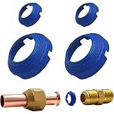 2 X 1/4" &amp; 2 X 3/8" Leak Free SAE Mini Split Flare Seal Kit for AC Systems | Flare Seal Mini Split Kit Eliminates Refrigerant Flare Leaks, Ideal for Schrader Valve, Refrigeration, HVAC &amp; Mini Split Kit