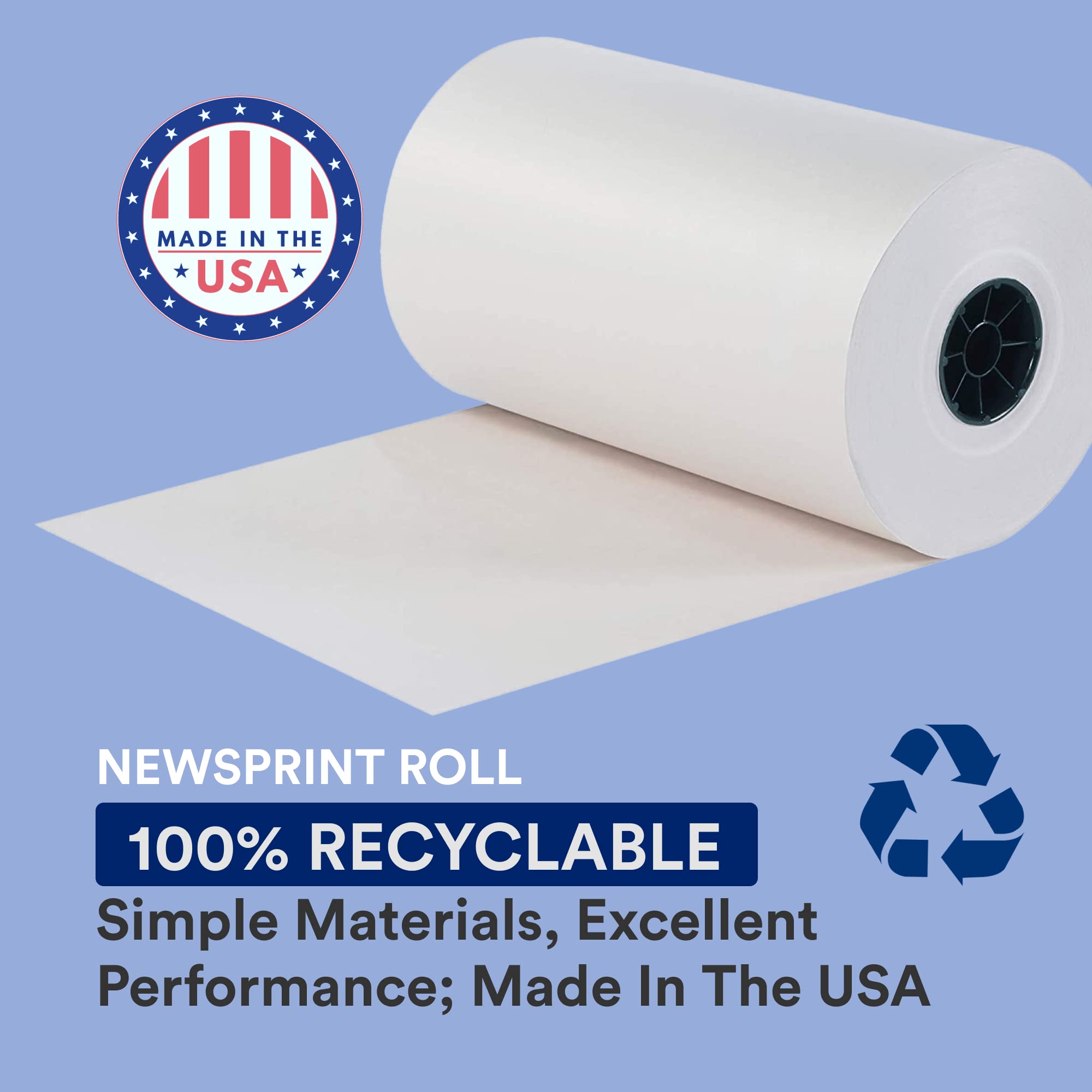 BOX USA Packing Paper Roll 1440'L x 18