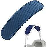 Silicone Headband Cover Replacement Headband Cushion Washable Head Top Pad Protector Compatible with Apple AirPods Max Headphones Soft & Comfort Headband Pad Cover, Dark Blue