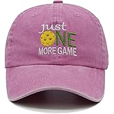 Waldeal Pickleball Hat,Adjustable Embroidered Washed Baseball Cap for Men Women