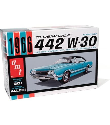 Amazon.com: AMT 1967 Oldsmobile 442 1:25 Scale Model Kit