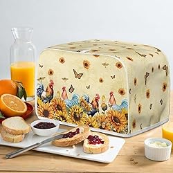 Talayituse Rooster Chicken Print 2 Slice Toaster