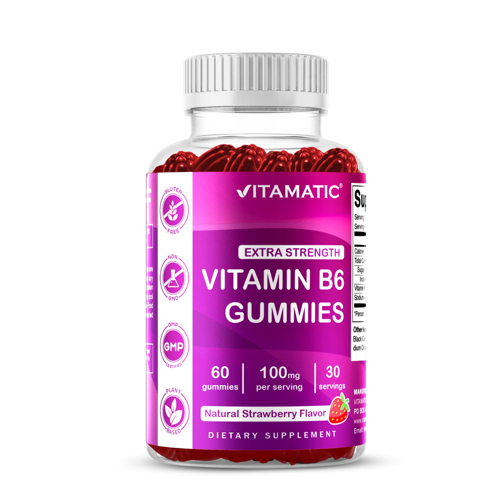 Vitamin B6 Gummies 100 mg