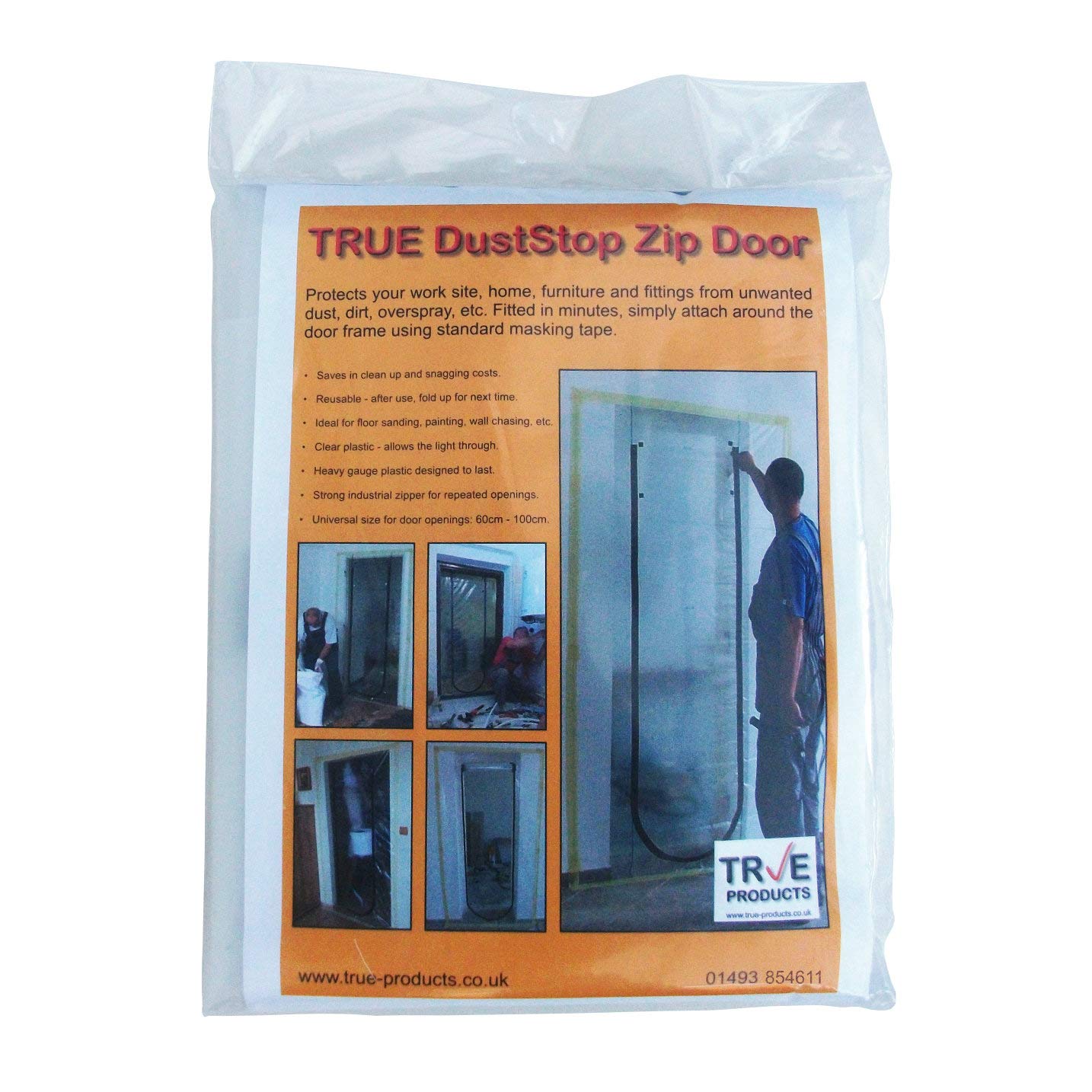True Products Dust Stop Zip Door Kit B5017B PreAssembled for easy