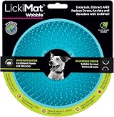 LICKIMAT Wobble Dog Slow Feeder Bowl Turquoise Lick Pad Enrichment