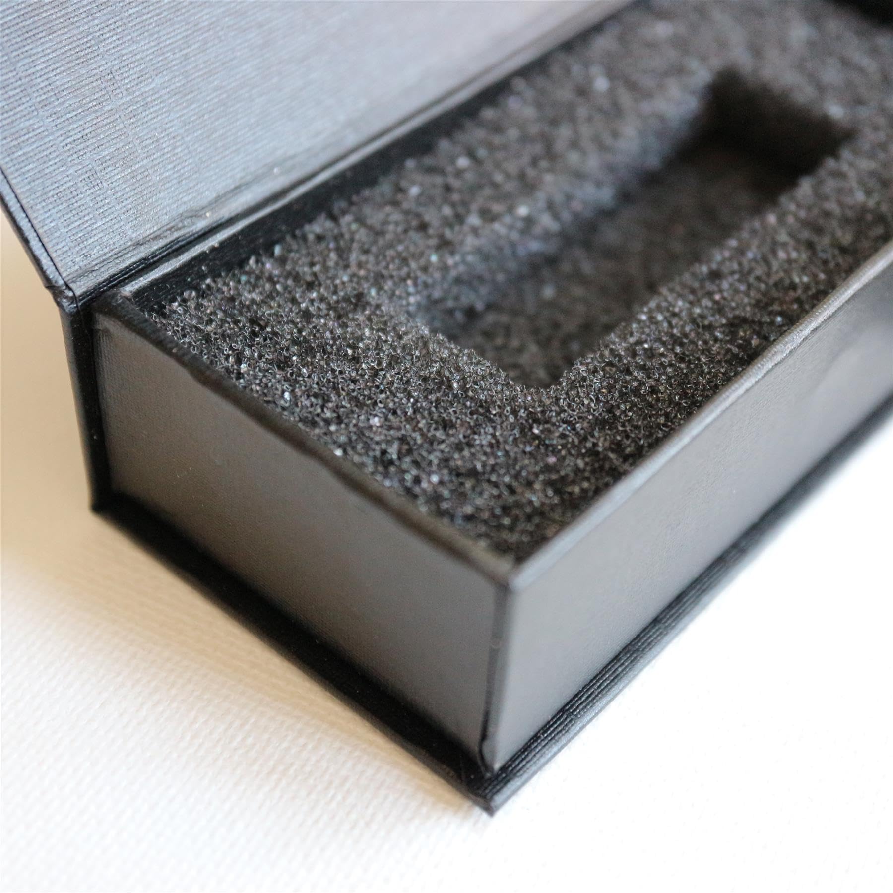 Caterpillar Red UK 3 x Black Magnetic USB Presentation Gift Boxes - Magnetic Flap Gift Box. Includes foam, use with flash drives