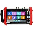 Wsdcam 7 Inch All in One IPS Touch Screen IP Camera Tester Security CCTV Tester Monitor with SDI/TVI/AHD/CVI/POE/4K H.265/1080p HDMI in&Out/RJ45-TDR/Firmware Update Upgraded 9800ADHS-Plus