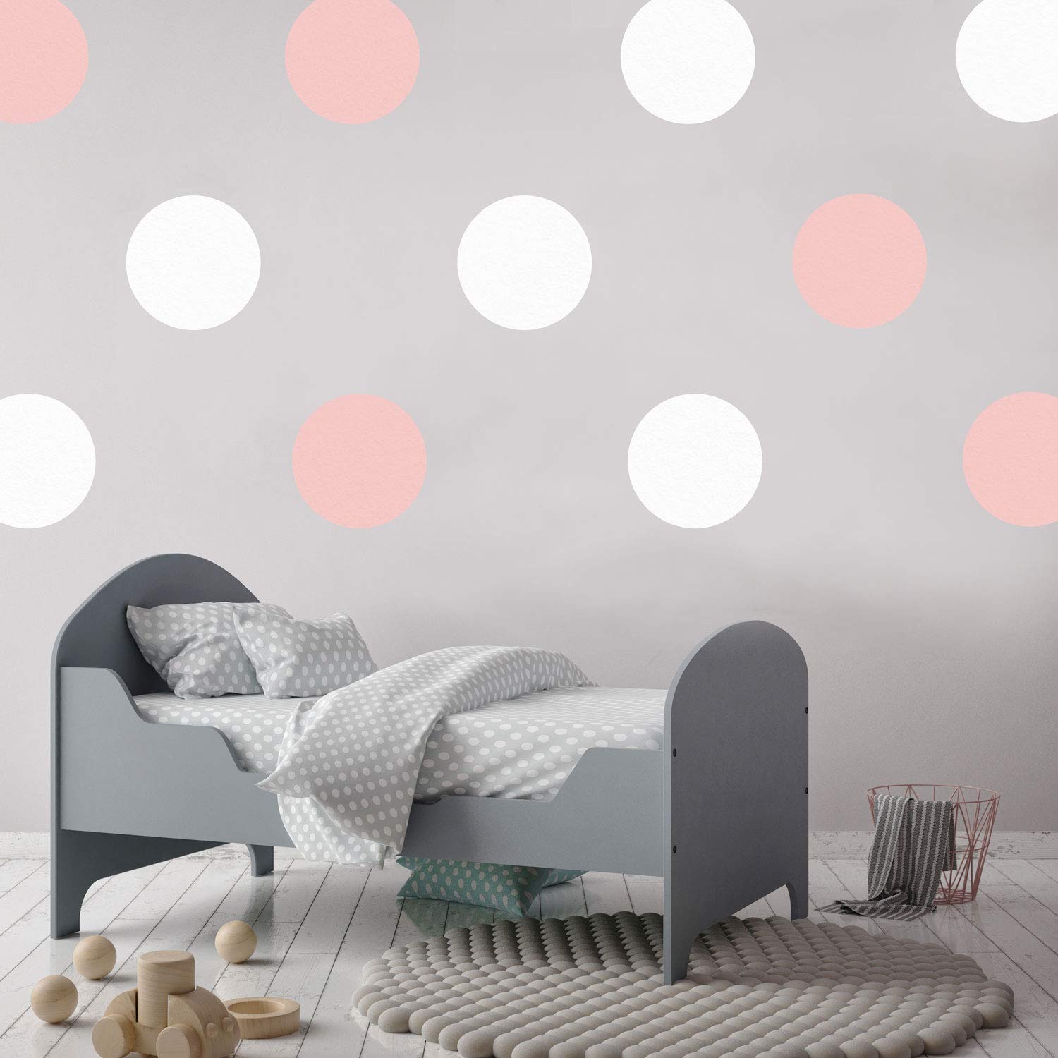 Circle Wall Stickers | Lots of Colours Options Available | Perfect for a Baby's Nursery or Child's Bedroom