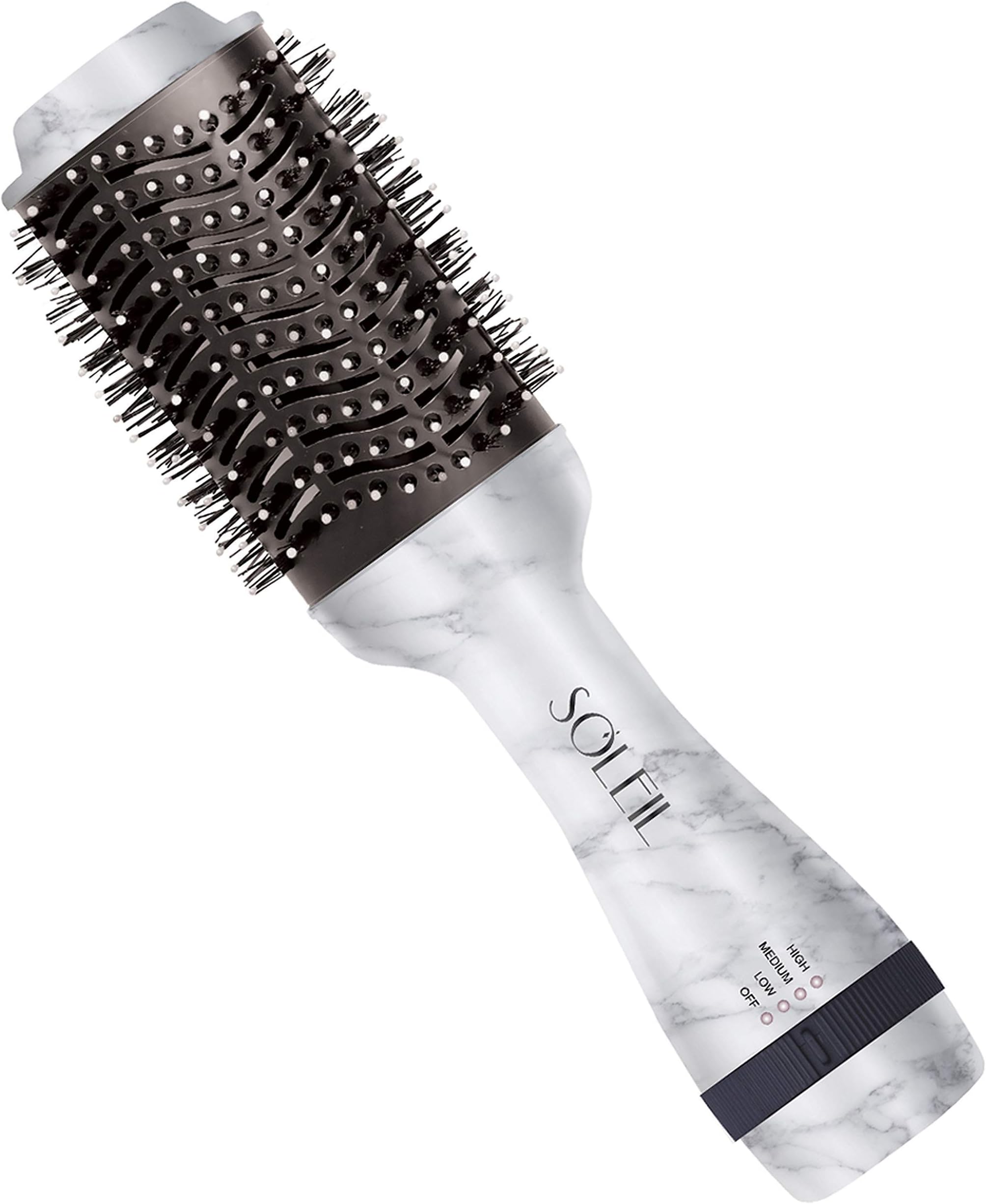 Soleil Round Blower Brush (Marble)