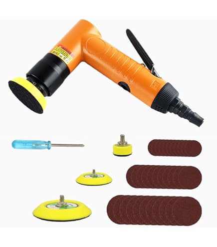 Shinano SI-2008EX Single Action Sander Mini, 2.0 inches (50