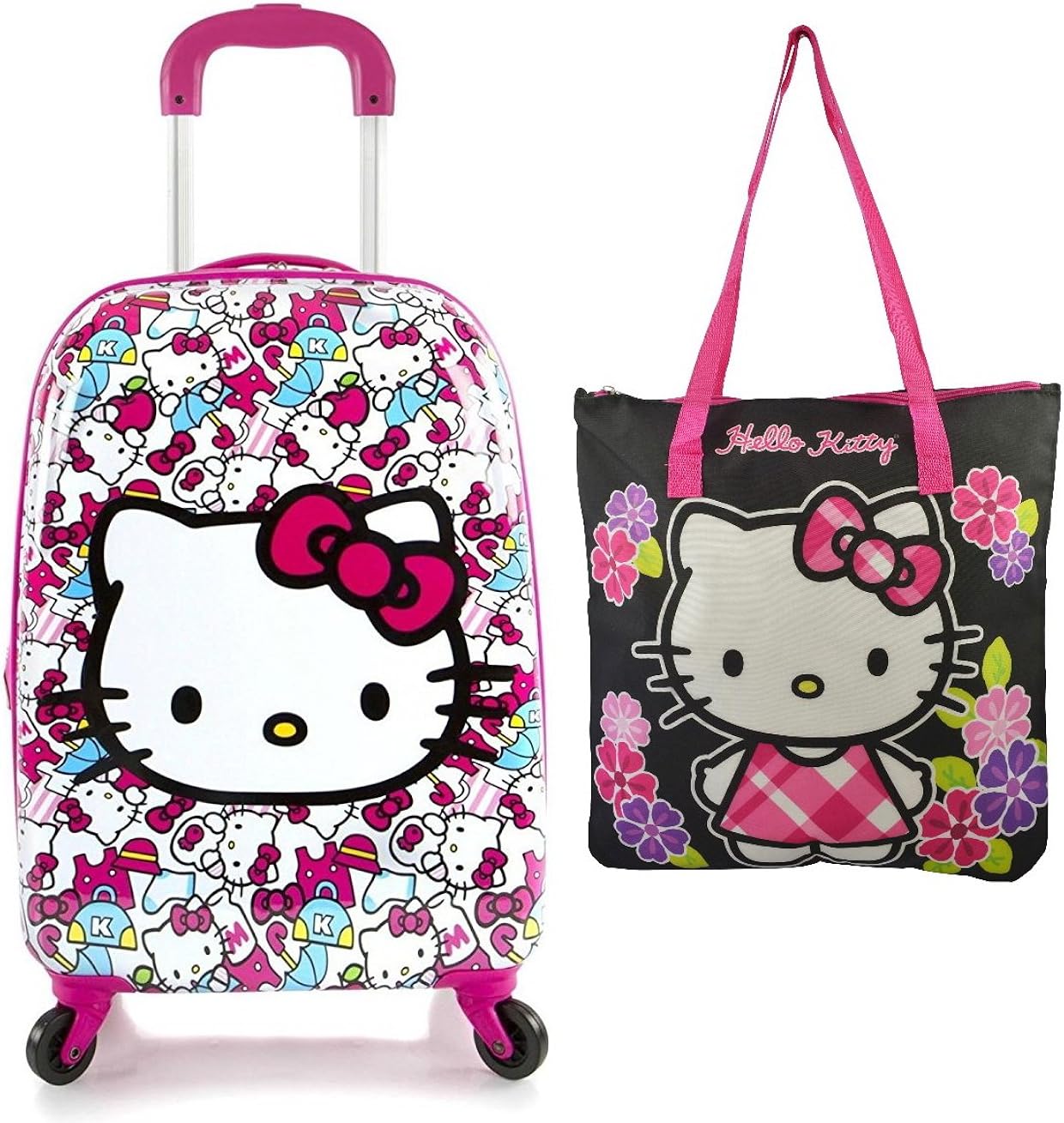 hello kitty spinner luggage