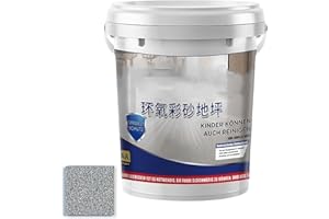 Self Leveling Epoxy Colored Sand Floor Paint, Fast Drying, Stain-Resistant For Concrete Tile Wood Countertop Decorative Finis