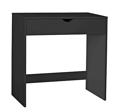 Urbn Living 1 Drawer Wooden Small Dressing Table Black Amazon