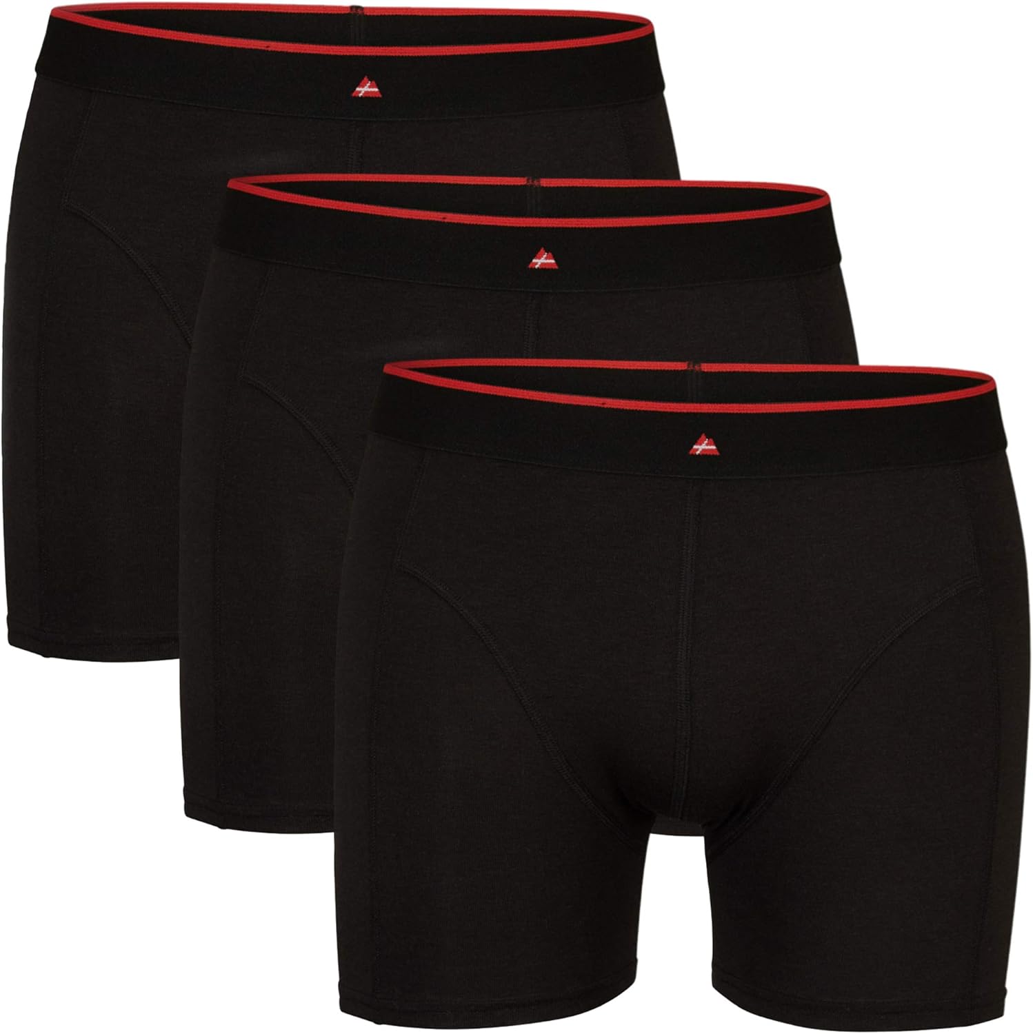 DANISH ENDURANCE Bamboo Trunks Underwear for Men 3 Pack, Breathable