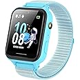 Kids Smart Watch Girls Boys, Smart Watch for Kids with 14 Games Music Camera Calendar Record Pedometer Stopwatch Custom Wallpaper Alarm Clock Flashlight 12/24hr Children Toys Gifts
