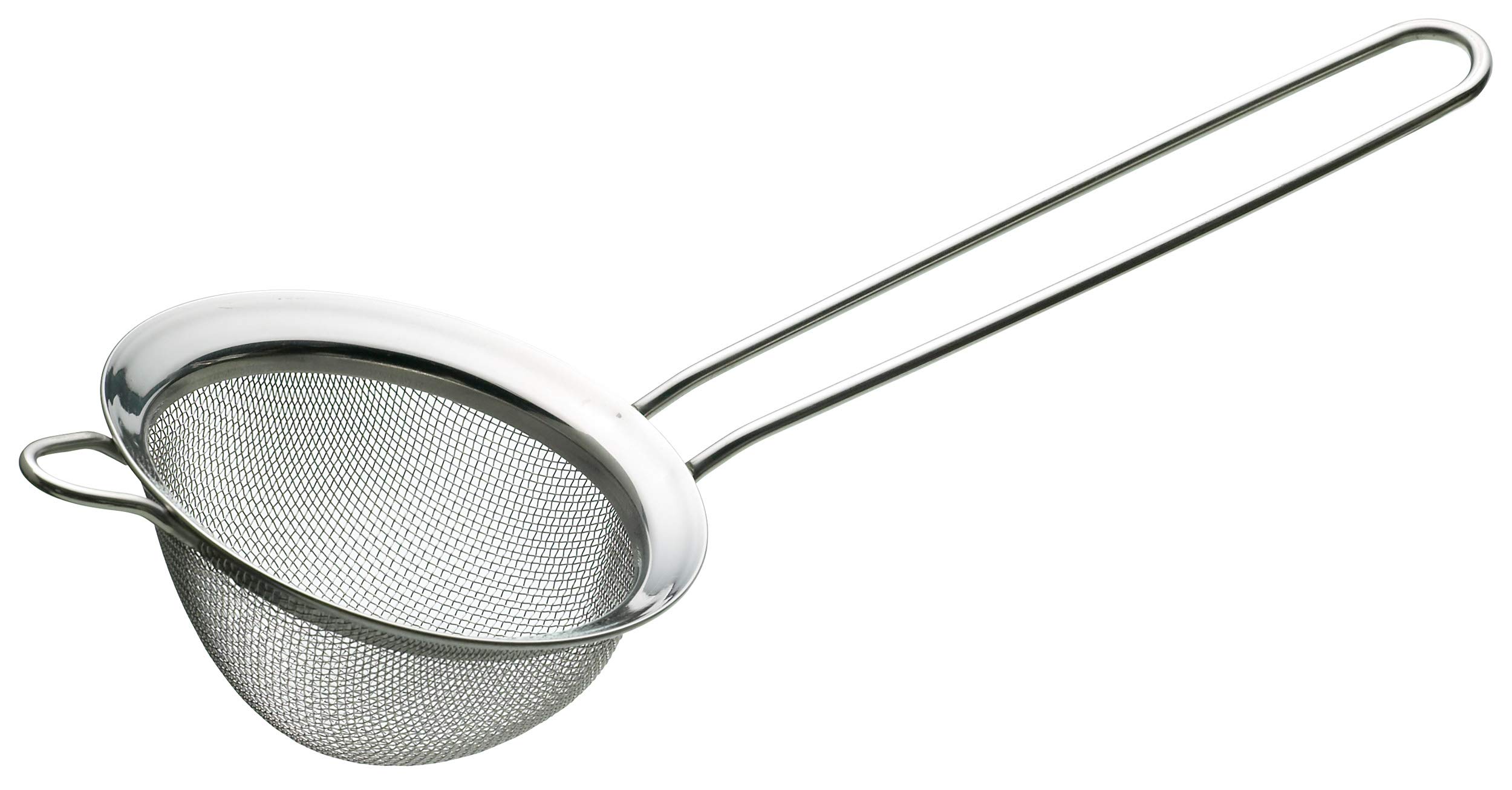 KitchenCraft KCSS75 Le'Xpress Loose Leaf Tea Strainer, Stainless Steel Small Sieve, 8cm, Silver