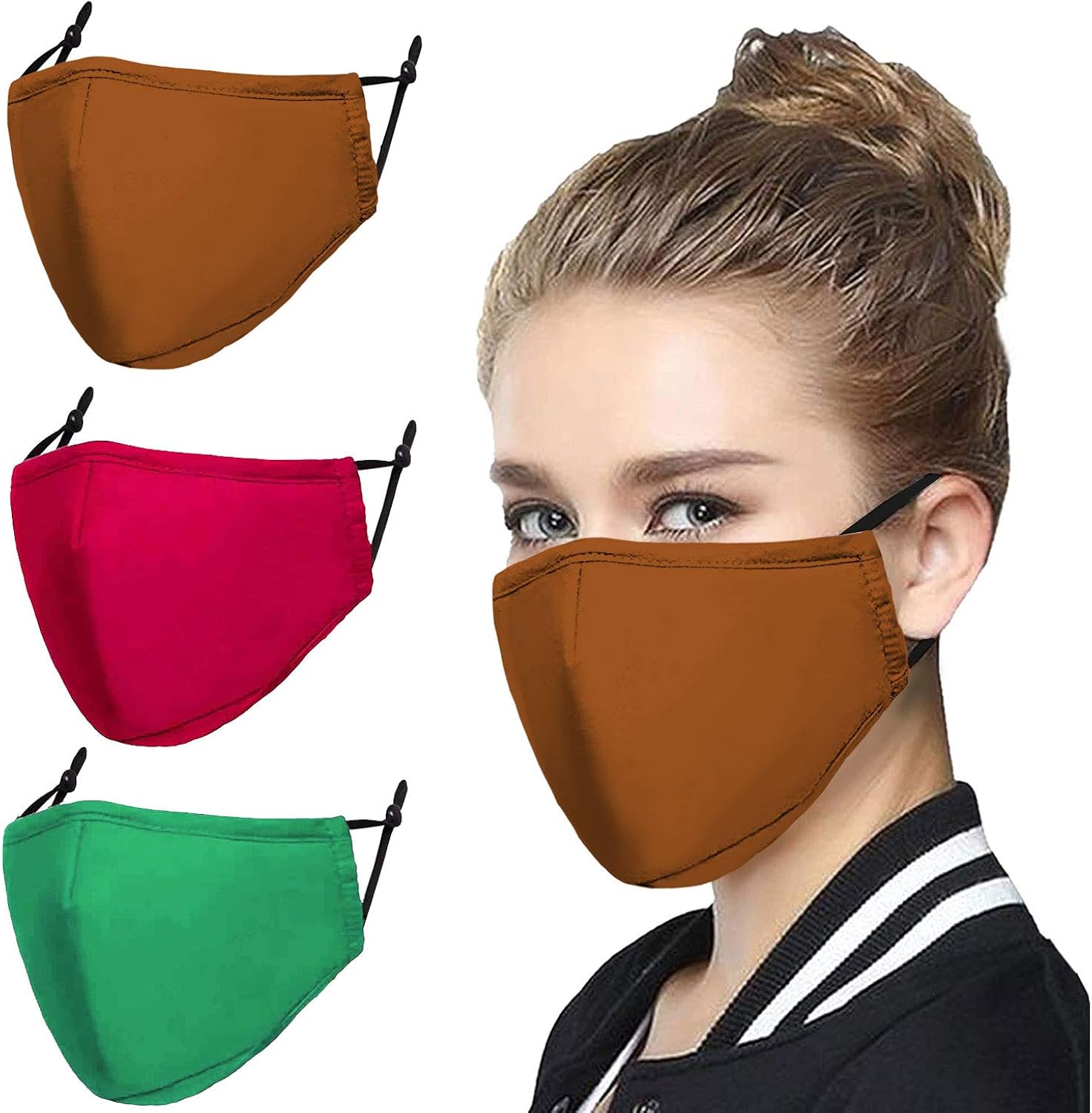 Cool Mask 3PC Exercise Mask Premium 3Ply for Staff