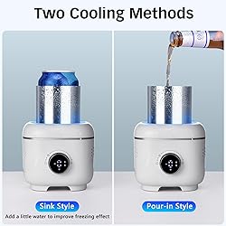 WISFISSH Cooling Cup with Mood Light,Beverage
