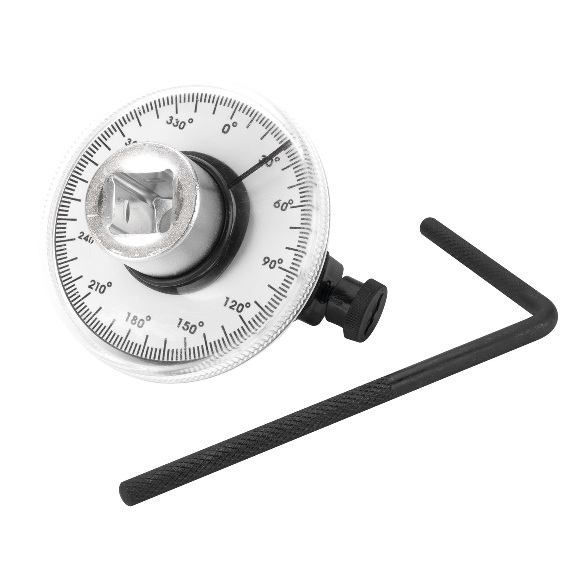 PERFORMANCE TOOL M205 1/2-Inch Torque Angle Gauge Tool, 360 Degree Angle Scale