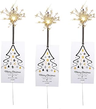 Frasi Per Natale E Capodanno.Scintille Luminose Per Natale E Capodanno Con Cartoncini Auguri Natalizi Stelline Scintillanti Per Effetto Speciale Cena Vigilia Di Natale E Festa Cenone Di Fine Anno 20 Pezzi Amazon It Giochi E Giocattoli