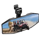 KEMIMOTO Rear View Mirror Tool free Adjustable Compatible with Polaris Ranger 1000 XP 900 500 570 / Crew Rearview Mirrors Acc