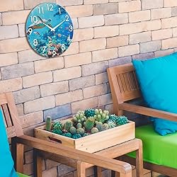 Indoor Outdoor Clock Waterproof - Nautical Coastal