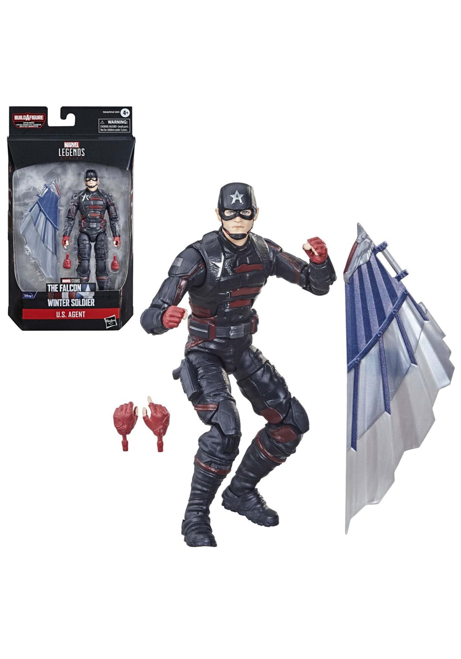 Universo Marvel Hasbro Marvel Avengers Legends Series Avengers 15-cm Action Figure Toy U.S. Agent, Premium Design And 2 Accessories, For Kids Age 4 And Up multicolor