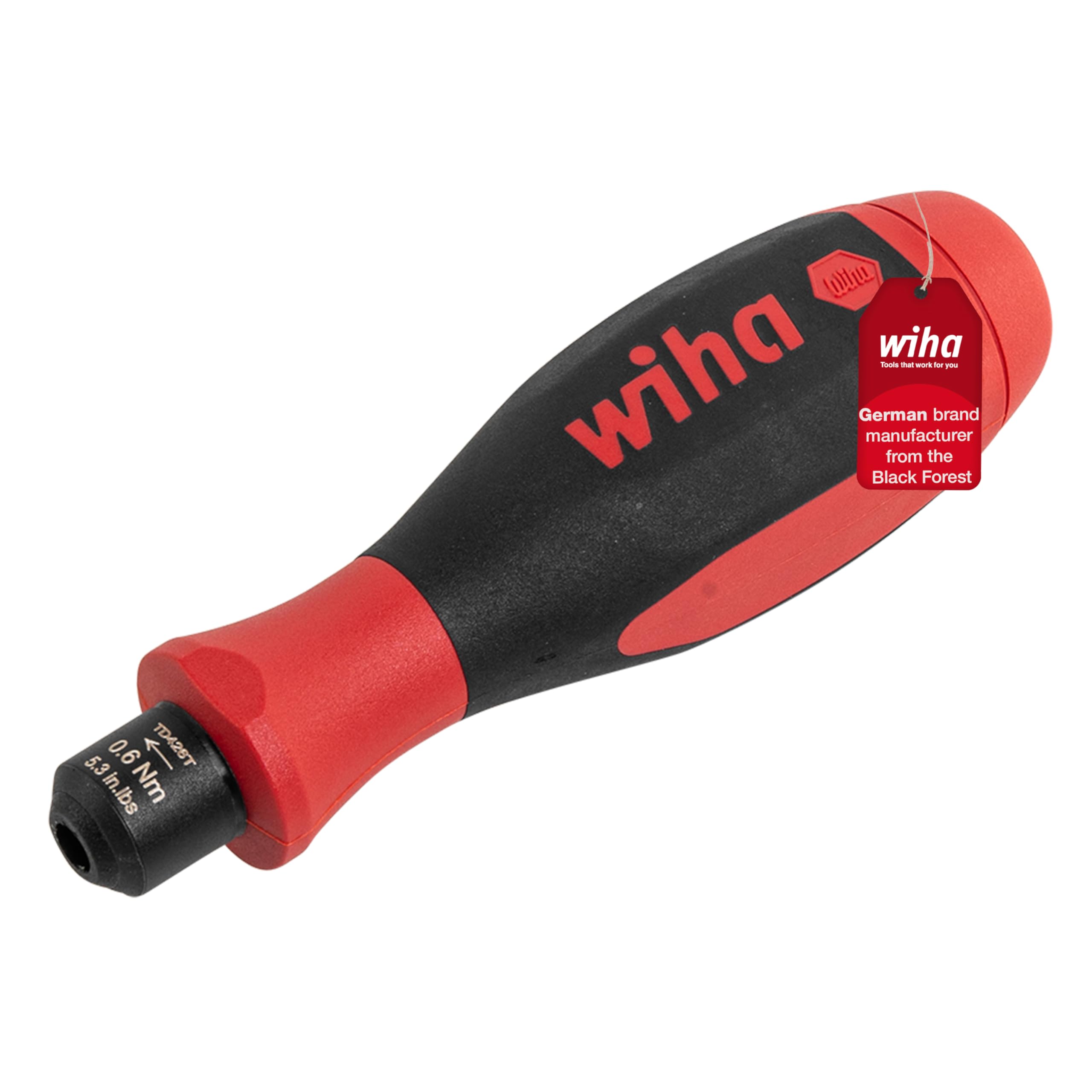 Wiha 29201060 Variant 2"Easy Torque Screwdriver, Black/Red, 0.6 N m