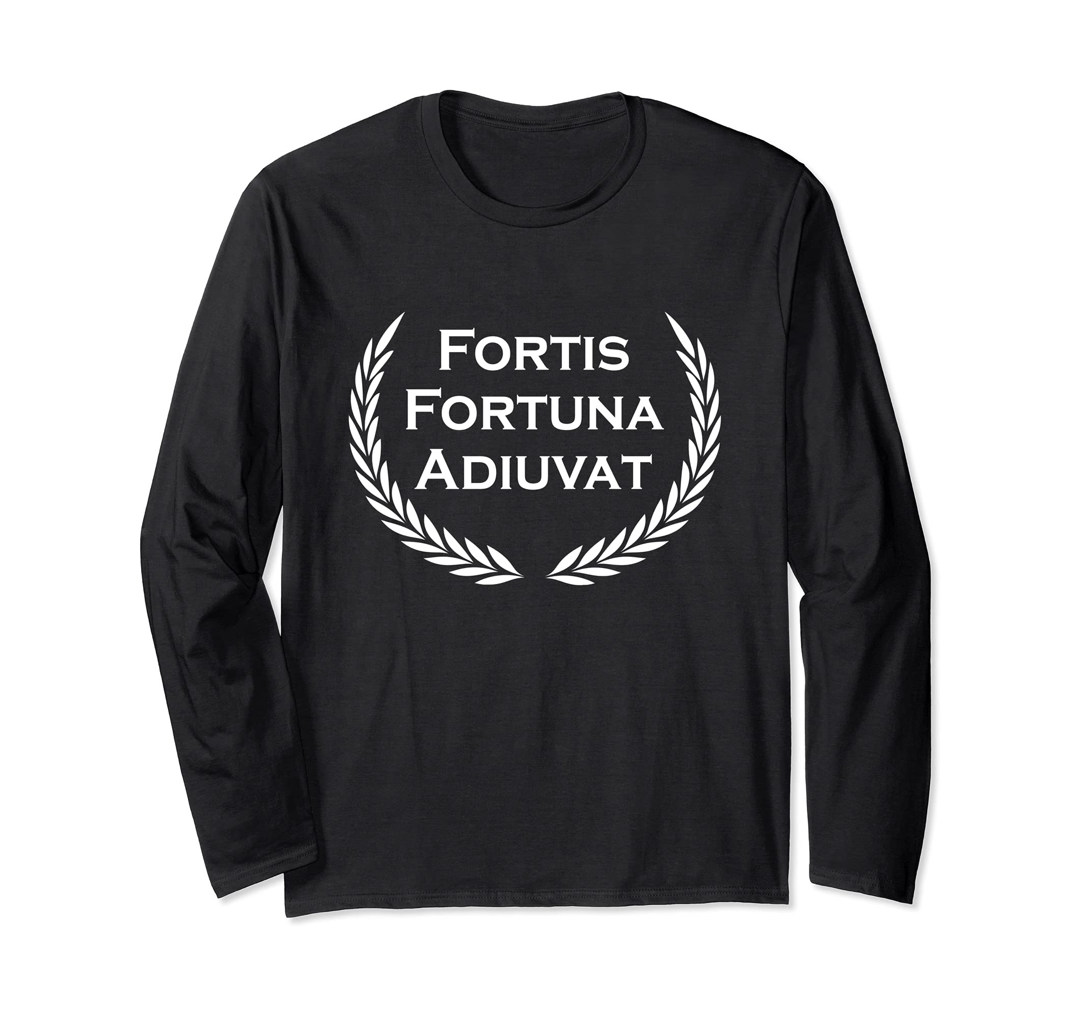 Latin saying for brave - Fortis Fortuna Adiuvat Long Sleeve T-Shirt