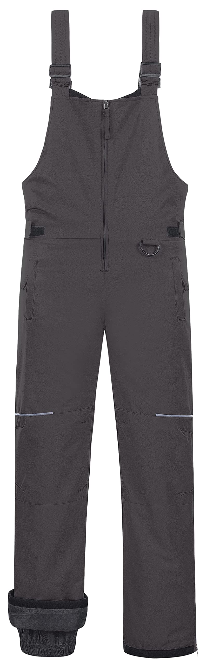 Photo 1 of CREATMO US Kids Ski Pants Insulated Bib Snow Gear Snowboard Ski Pants Grey 10/12